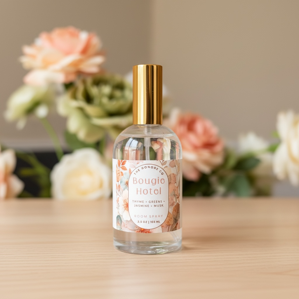 Bougie Hotel Room + Linen Spray
