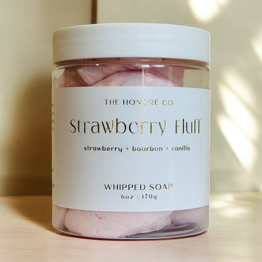 Strawberry Fluff Whipped Body Soap