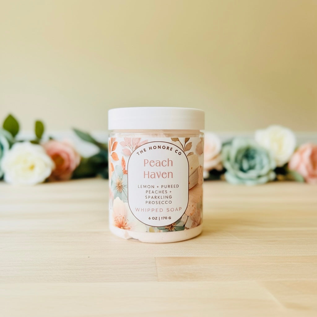 Peach Haven Whipped Body Soap