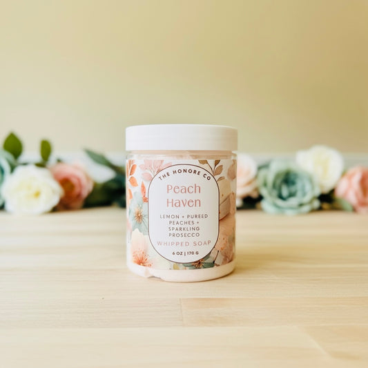 Peach Haven Whipped Body Soap