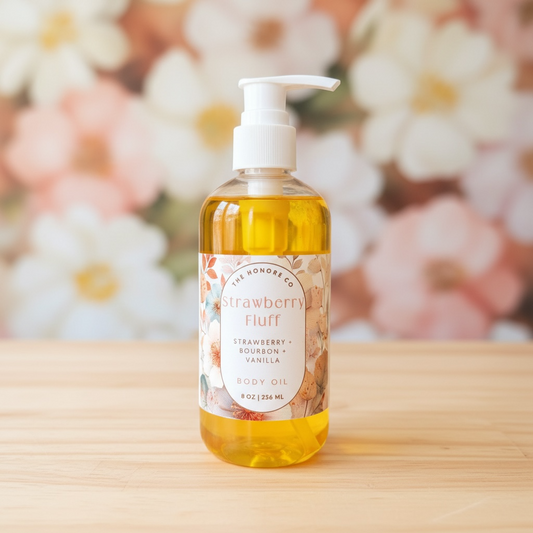 Strawberry Fluff Body + Massage Oil