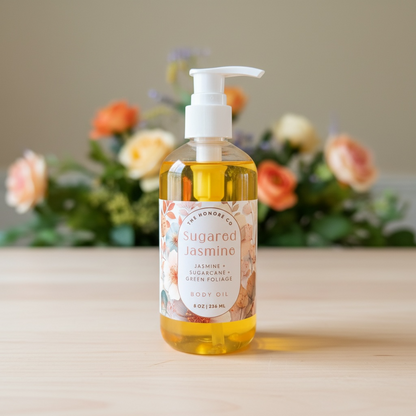 Sugared Jasmine Body + Massage Oil