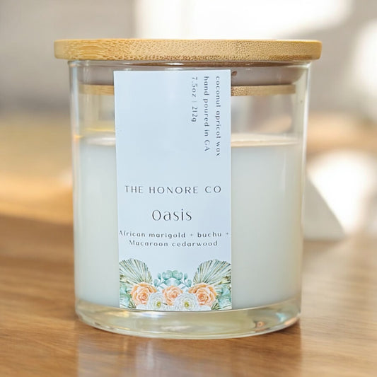 Oasis Wood Wick Candle