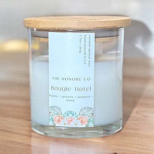 Bougie Hotel Wood Wick Candle